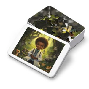 Child Dr in the woods Jigsaw Puzzle