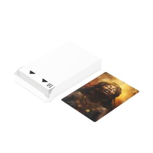 Woman praying sun  Playing Cards